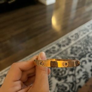 Rose gold Kate spade stud cuff